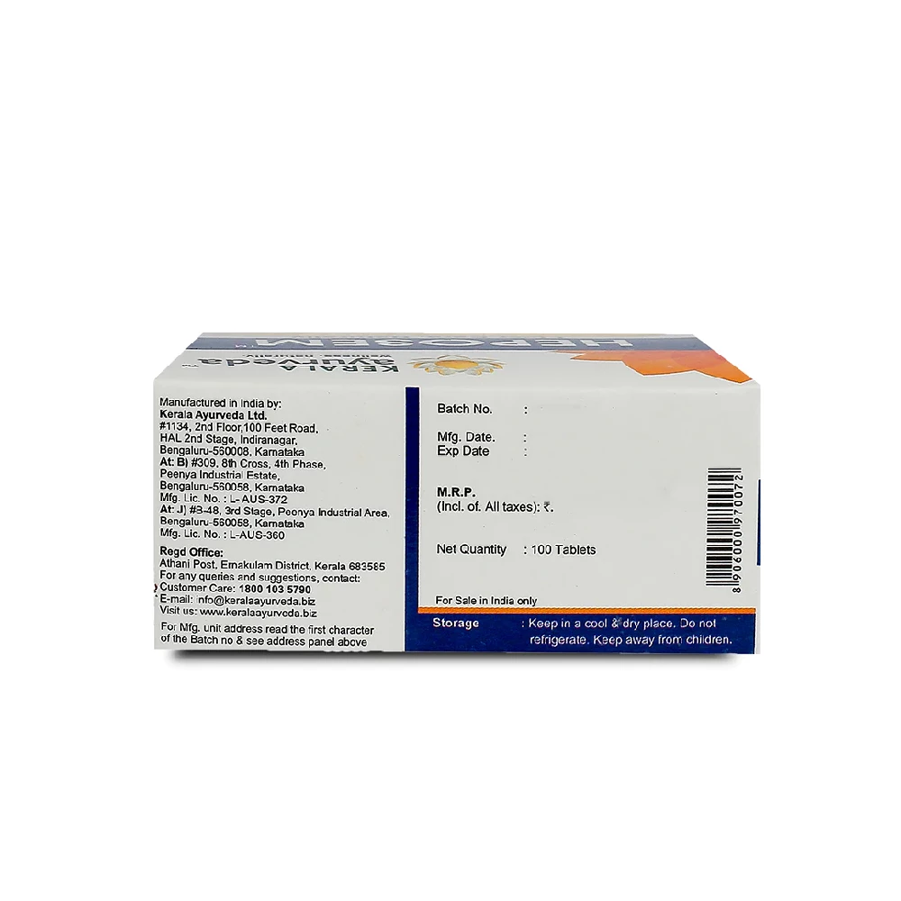 Kerala Ayurveda Heposem Tablet, 100 Tablets-4.webp